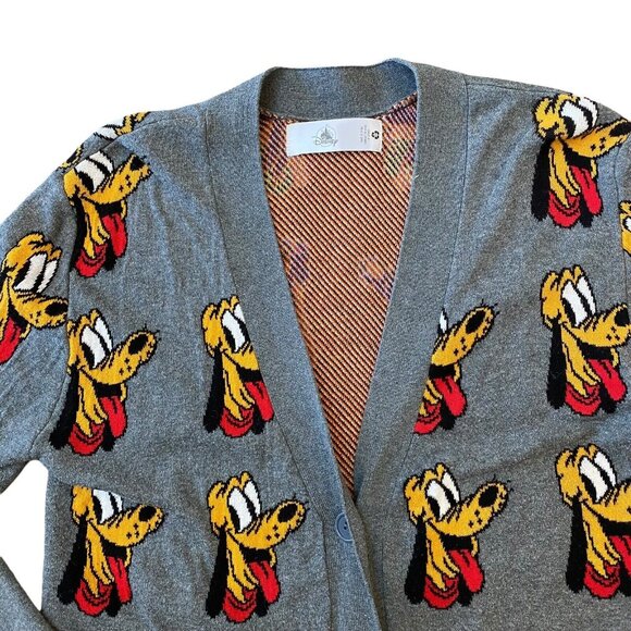 Disney Gray Cardigan with Pluto Design - Picture 2 of 8